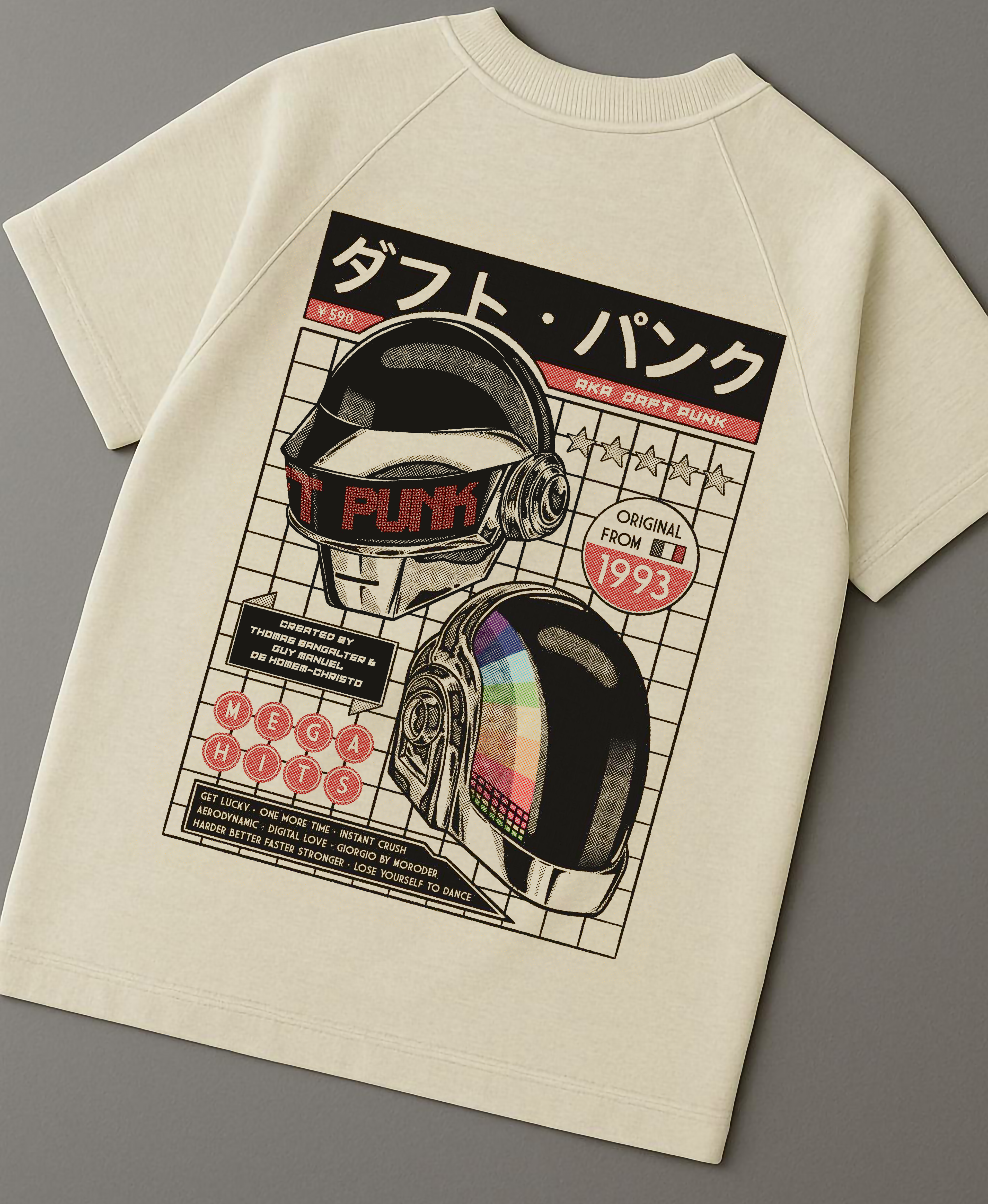 Daft Punk Raglan T-shirt
