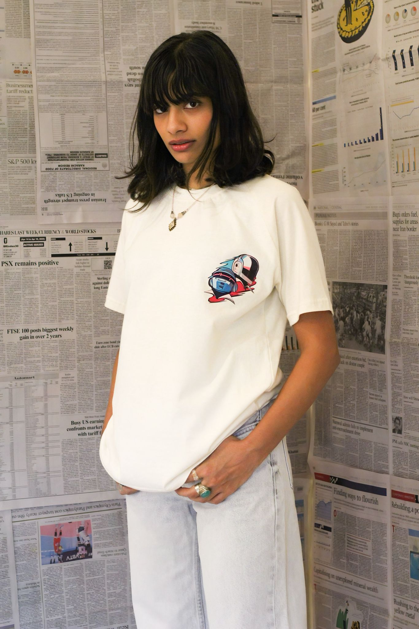 Daft Punk Raglan T-shirt