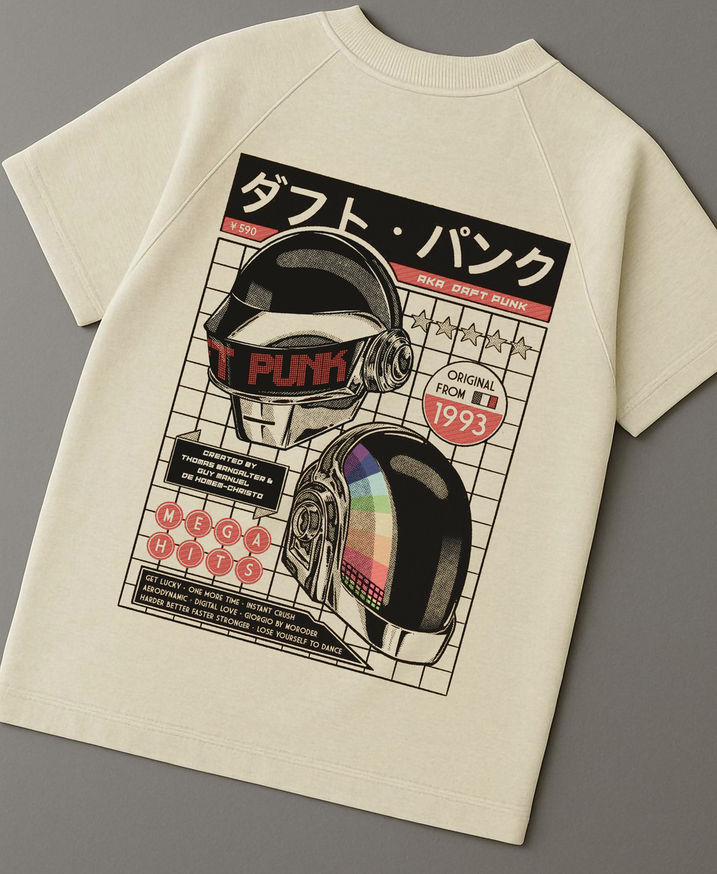 Daft Punk Raglan T-shirt