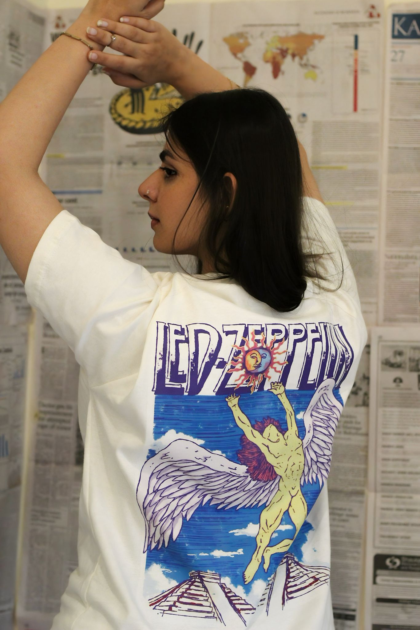 Led Zepplin Raglan T-shirt