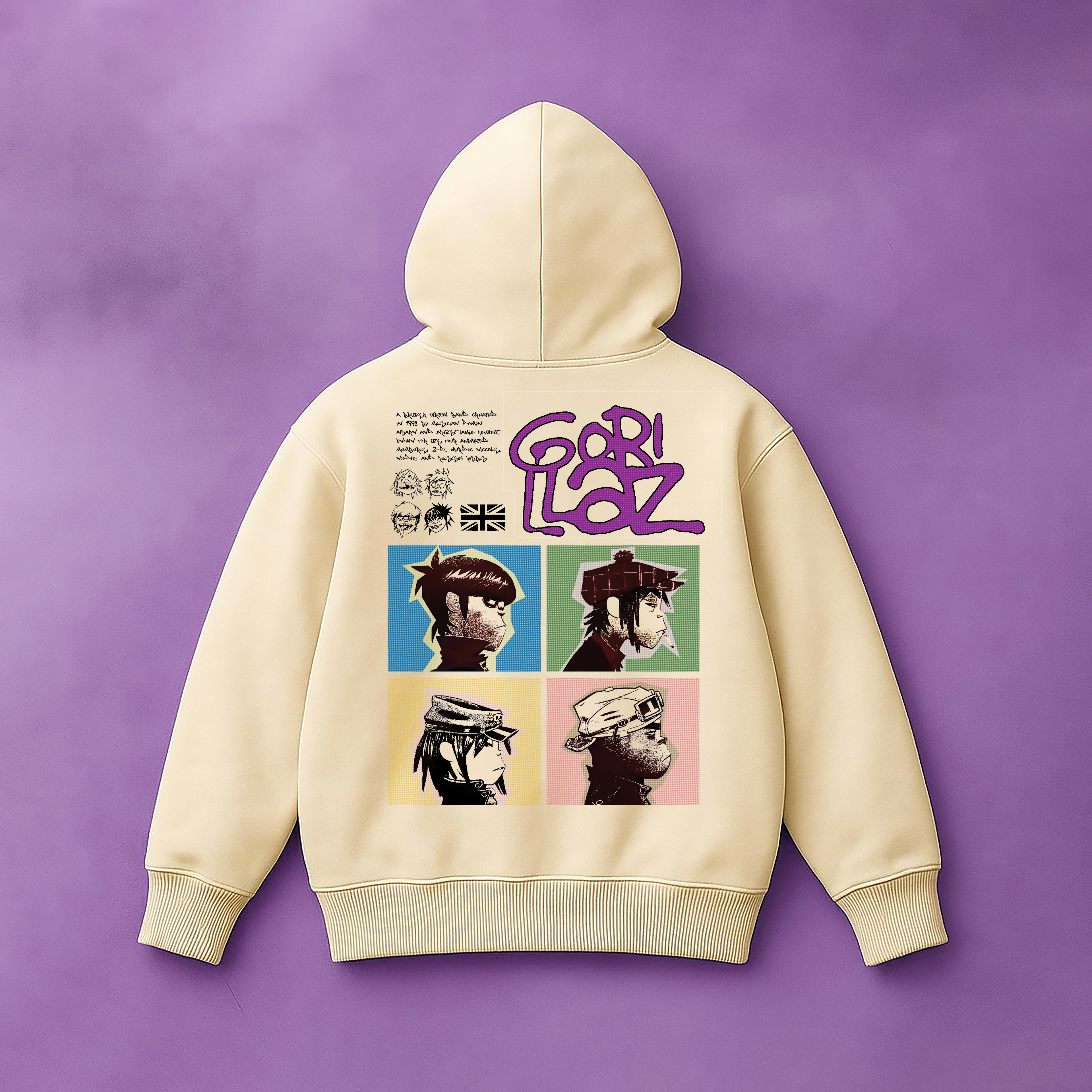GORILLAZ hoodie 2